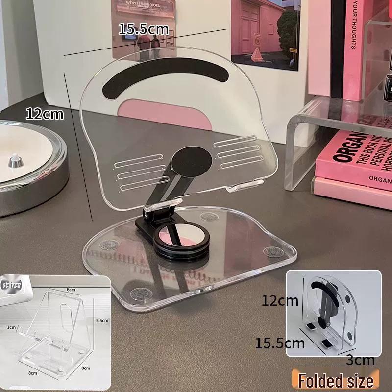 Acrylic Adjustable Desktop Phone and Tablet Stand