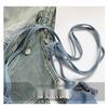 Gewaschene Denim-Tote-Bag mit großem Fassungsvermögen, Damen-Umhängetasche