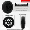 Universal Wheel Replacement for Luggage Suitcase: Leather Caster Rubber Roller Rim Repair Accessories