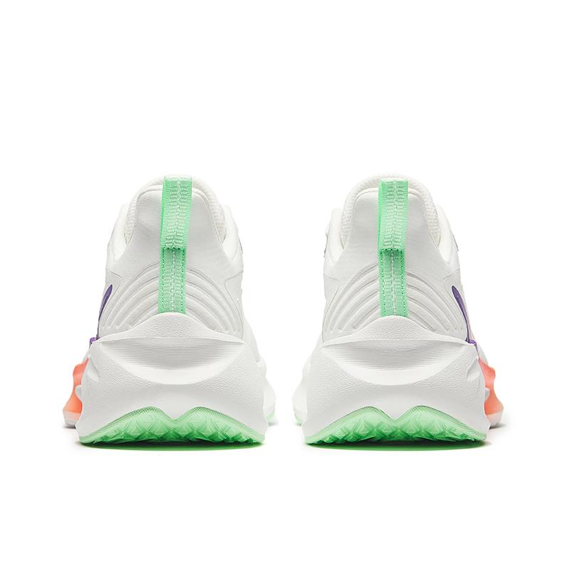 Anta Running Series Poison Spike Comfortable Simple Non-Slip Wear-Resistant Low-Top Casual Running Shoes Women sneaker White Purple Green 922435502-2