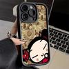 Phone Case for iPhone 17 Air 16E 15 16 Pro Max Cartoon Cute Pucca Garu Cover 14 Plus 13 12 Mini Soft Shell Silicone Fundas