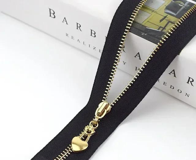 5Pcs Meetee 3# 15-30cm Metal Zippers Bags Closed End Auto Lock Zipper for Clothes Repair Kit DIY Sewing Material Accessories