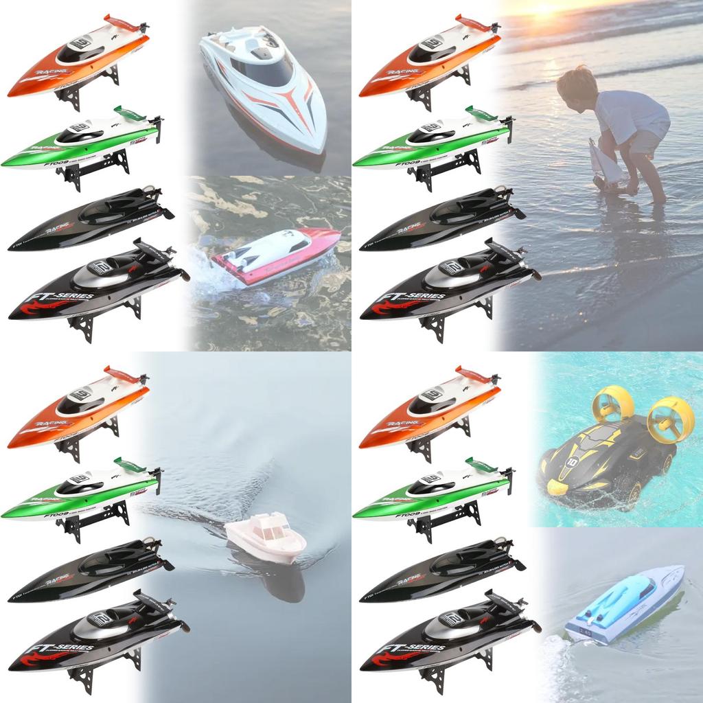 Rc Speedboat Toy With Adjustable Propeller And Forward Backward Control For Kids And Adults