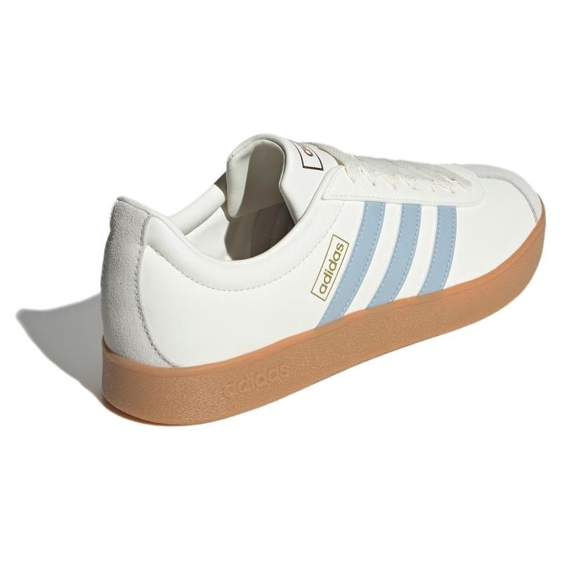 adidas VL Court Classic Off White Wonder Blue Unisex Sneakers Cream Gold-Metallic JH5063