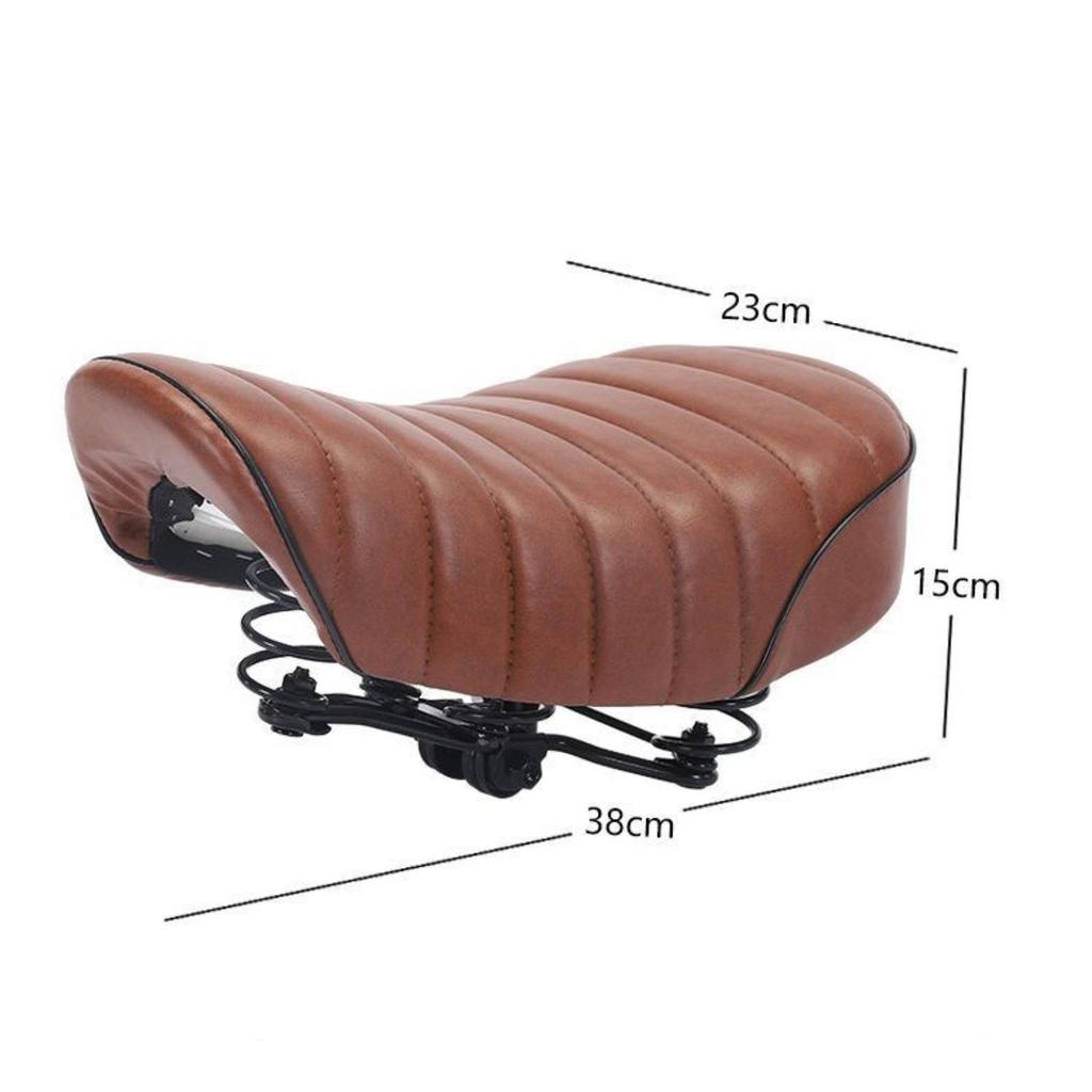PU Leather Cycle Saddle with Filling Supportive Contoured Electric Seat
