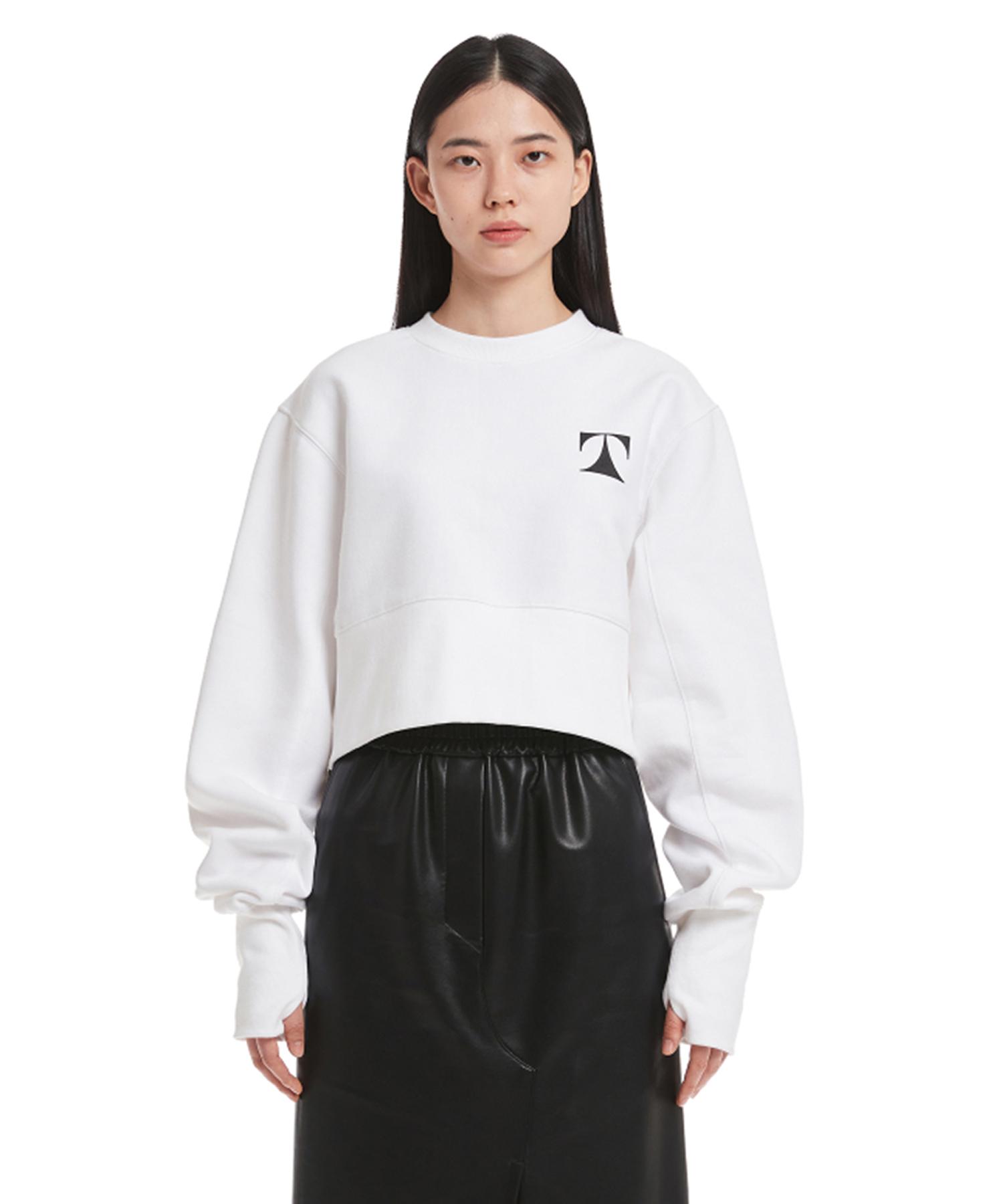 Толстовка Project White с белым логотипом T White/Xs