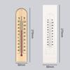 Wooden Thermometer Wall Mounted Thermometer Analog Thermometer Natural Material