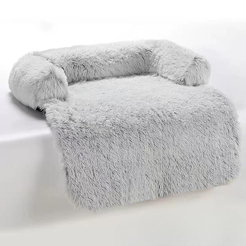 Creative Cat Bed Dog Bed Plush Comfortable Nest Cushion Right Angle Sofa Bed Dog Bed Sofa Bed Pet Mat High Side Sleeping Nest