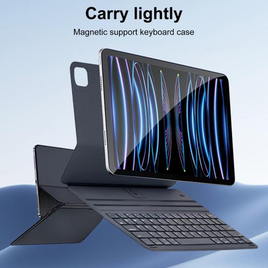 Tablet Keyboard Protective Case Ultra-thin Lightweight Easy to Use Universal Smooth Touch Magnetic Keyboard Cover for iPad Air/for iPad Pro