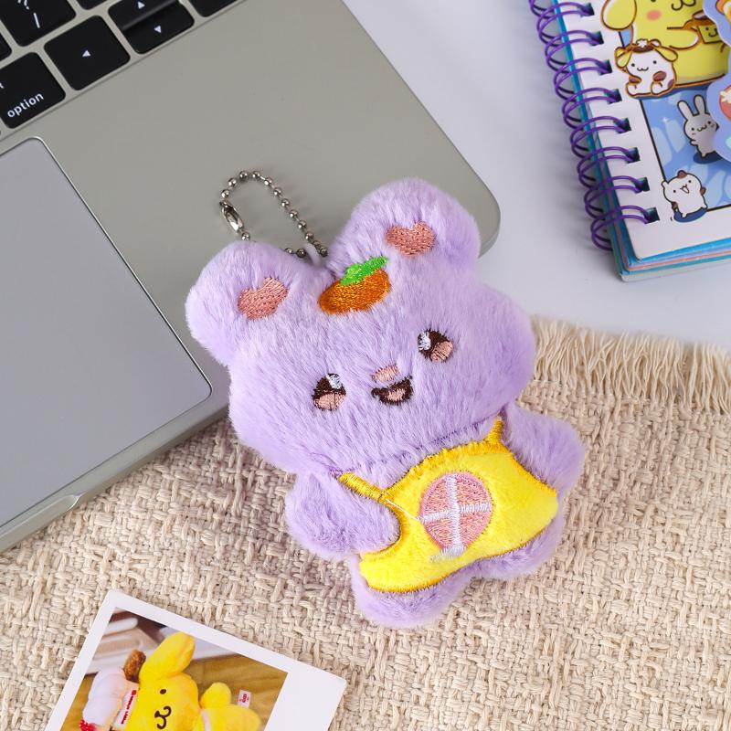 Cute Plush Cat Doll Pendant Girl Backpack Doll Pendant Couple Bag Keychain Decorative Gift