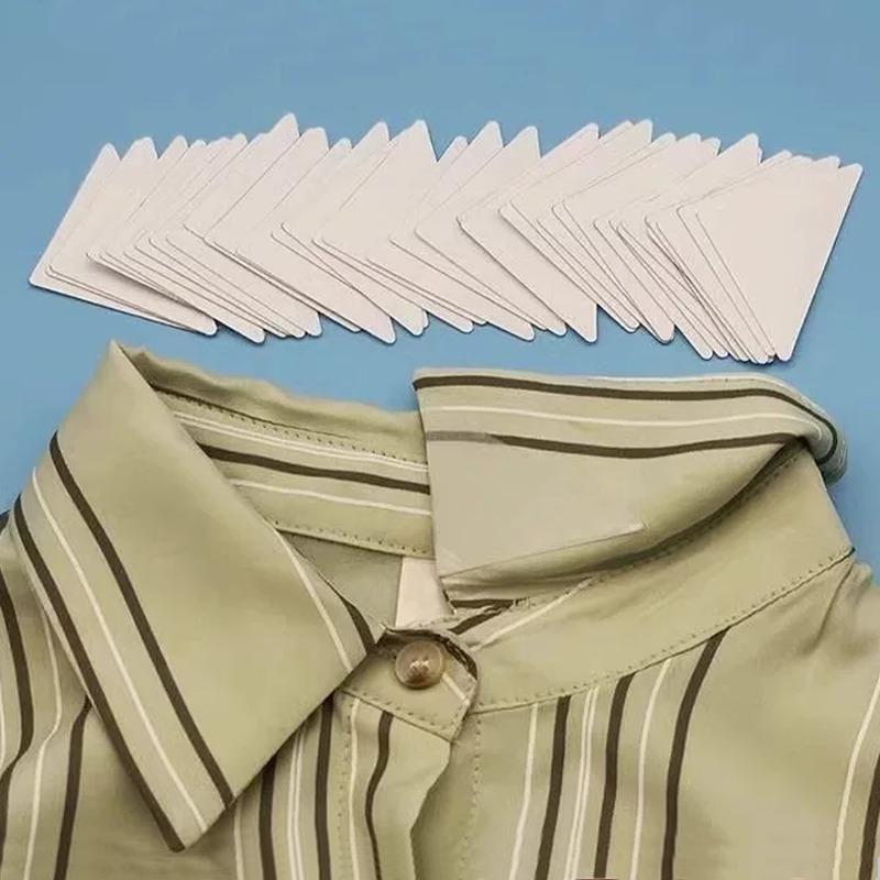 Self-adhesive Collar Fixed Pads Collar Styling Tape Does Not Warp Shirt Neck Protector Pads Shirt Collar Support Pad