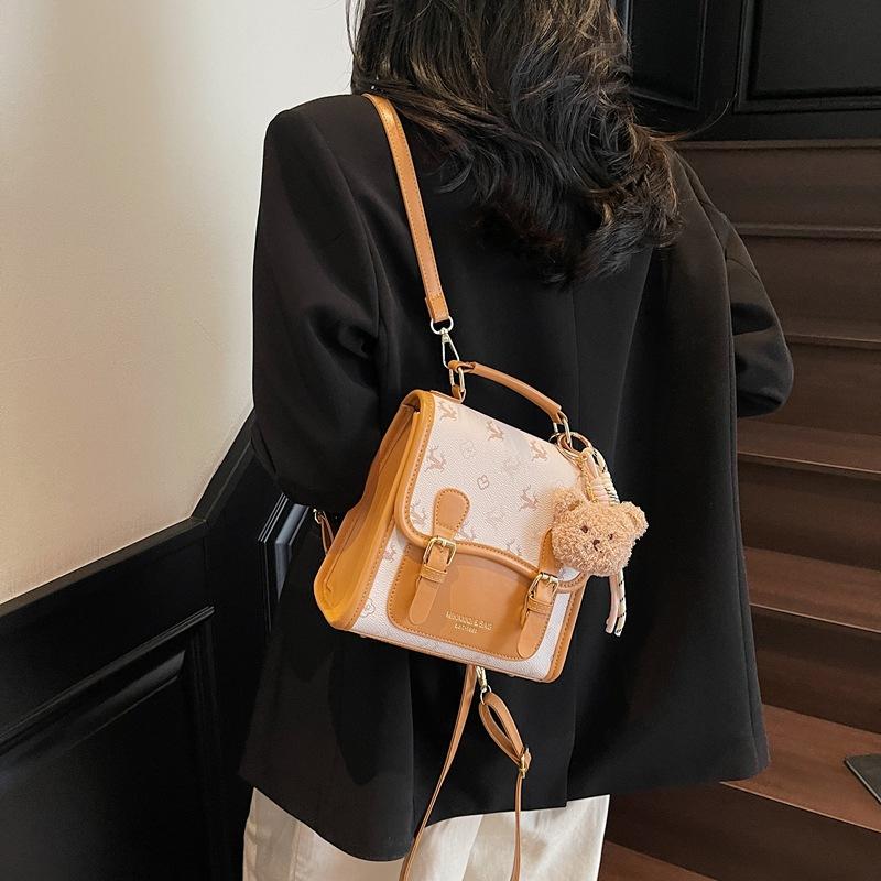 

Popular niche women s backpack 2025 new trendy fashion versatile messenger back bag