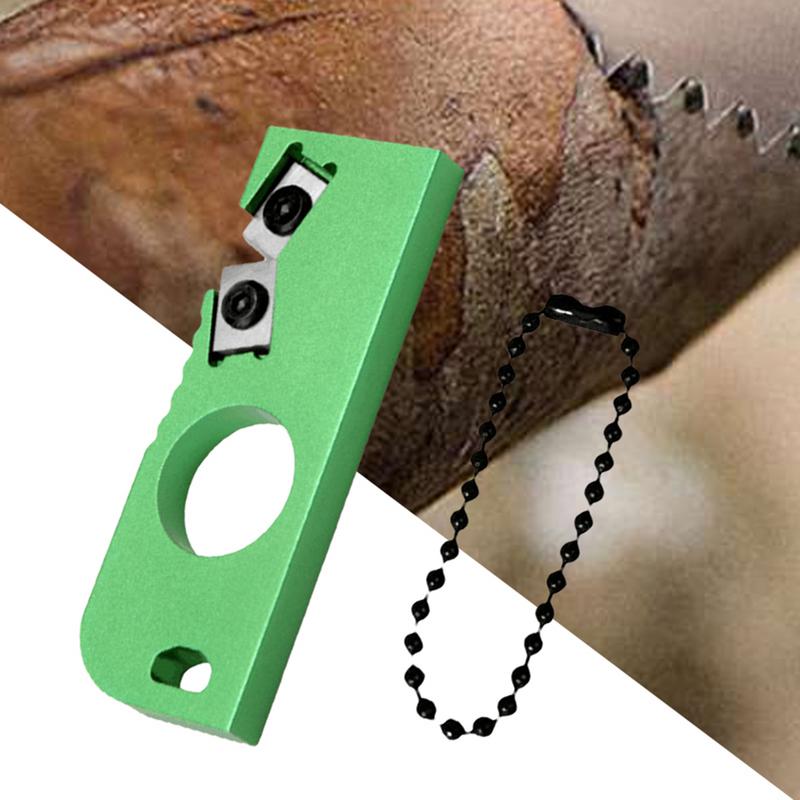 Cutter-Schärfer, Cutter-Schärfwerkzeug zur Restaurierung im Freien, tragbarer Wolframstahl-Schärfer für die Küche im Freien, Camping