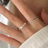 Korean S Smiley Face Star Ring Female Retro Simple Open Ring
