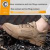 Labor Insurance Shoes Men's Leather Breathable Anti-smashing Anti-piercing Steel Bag Head Safety Shoes