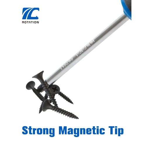 ROTATION Repair Tool Resin Handle Screwdriver Set, 6 Pieces