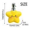 Star Shaped Foaming Soap Dispenser 400ML Ceramic Star Lotion Bottle  Bathroom Accessories