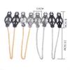 Bondage Gear Hard Clover Nipple Clamps Clips Adult Products For Women Metal Nipple Clamps Steel Breast Games