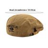 Versatile Retro Beret Adjustable Letter Embroidery Painter Hat Cotton Beanie Hat Unisex Letter Embroidery