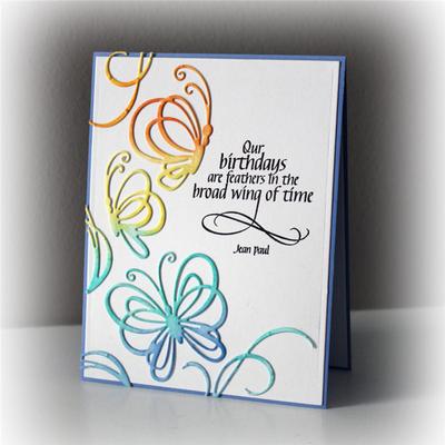 Butterfly DIY Emboss Craft Metal Stencil Scrapbooking Cutting