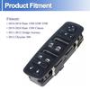 56046826AE Master Power Window Switch Left Driver Side 3+8 Pins Fits for Ram 1500 2500 3500 2016-2018, Ram 1500 Classic 2019-2024, Dodge Journey