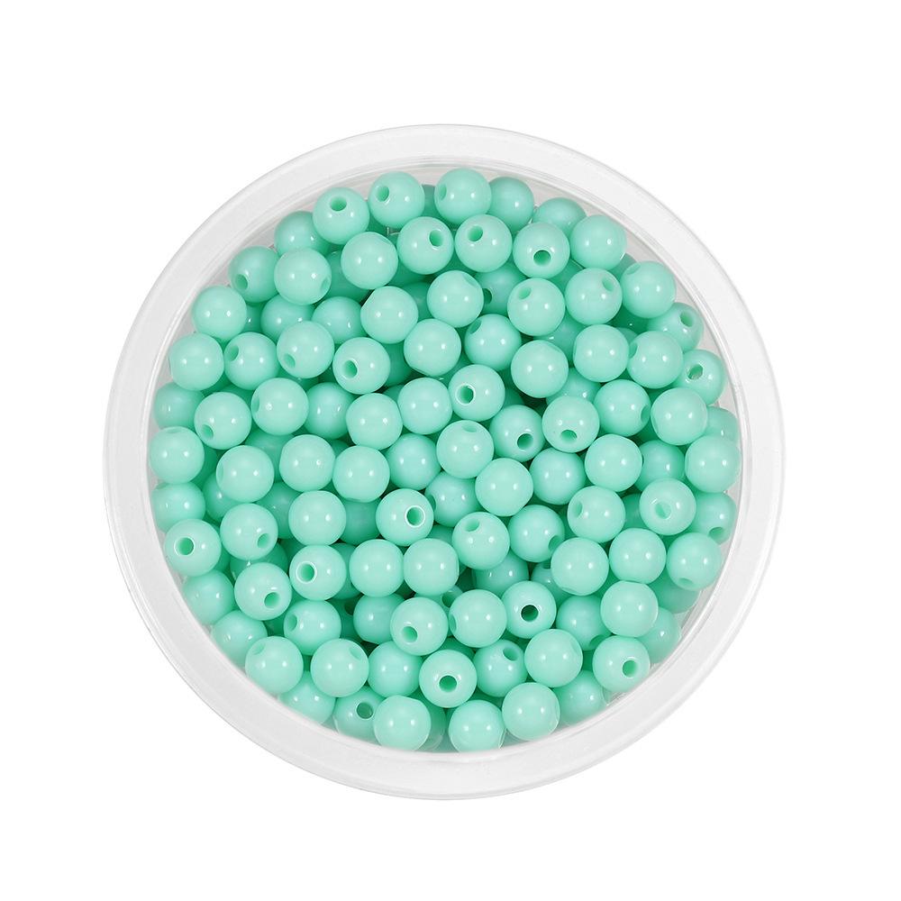 Colorful 6mm Acrylic Rice Spacer Beads for DIY Jewelry and Clothing