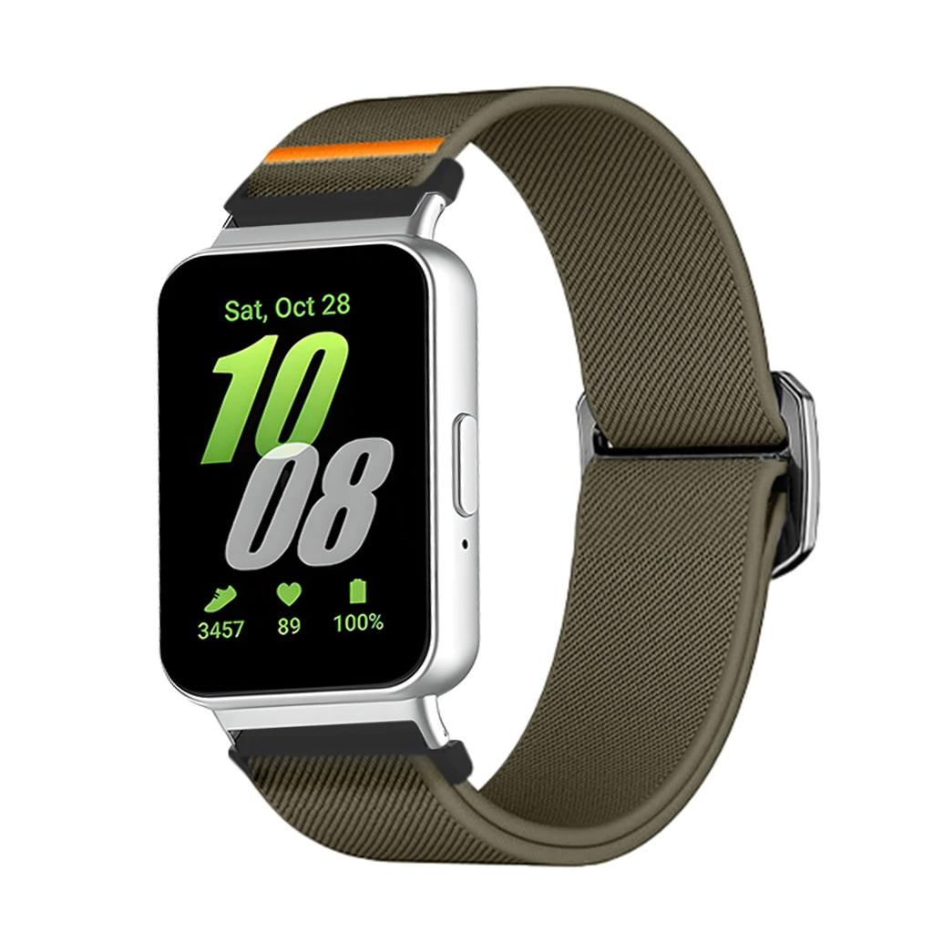 Nylon Loop Strap for Samsung Galaxy Fit 3 Adjustable Elastic Bracelet Watchband for iWatch Samsung Galaxy Fit3 Band Accessories