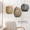 Woven Weave Chandelier Lampshade Boho Light Cover Lamp Shades for Home Decor Living Room Bedroom Hotel Restaurant Housewarming