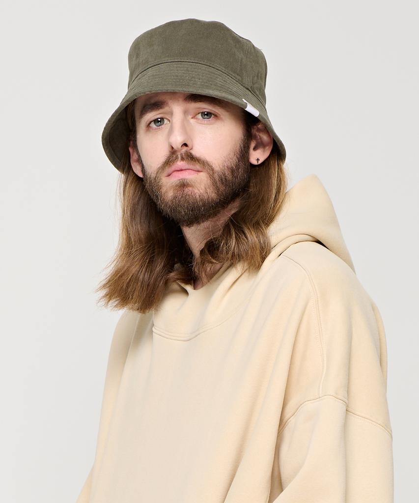 CARGOBROS Cb Washed Deep Bucket Hat (Khaki)