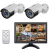 Wired Security Camera HD TFT LCD Color 2 Channels 2 Megapixel Surveillance Supports Up To 256GB MicroSD SD Card Doorway Motion Night Easy 128GB SD