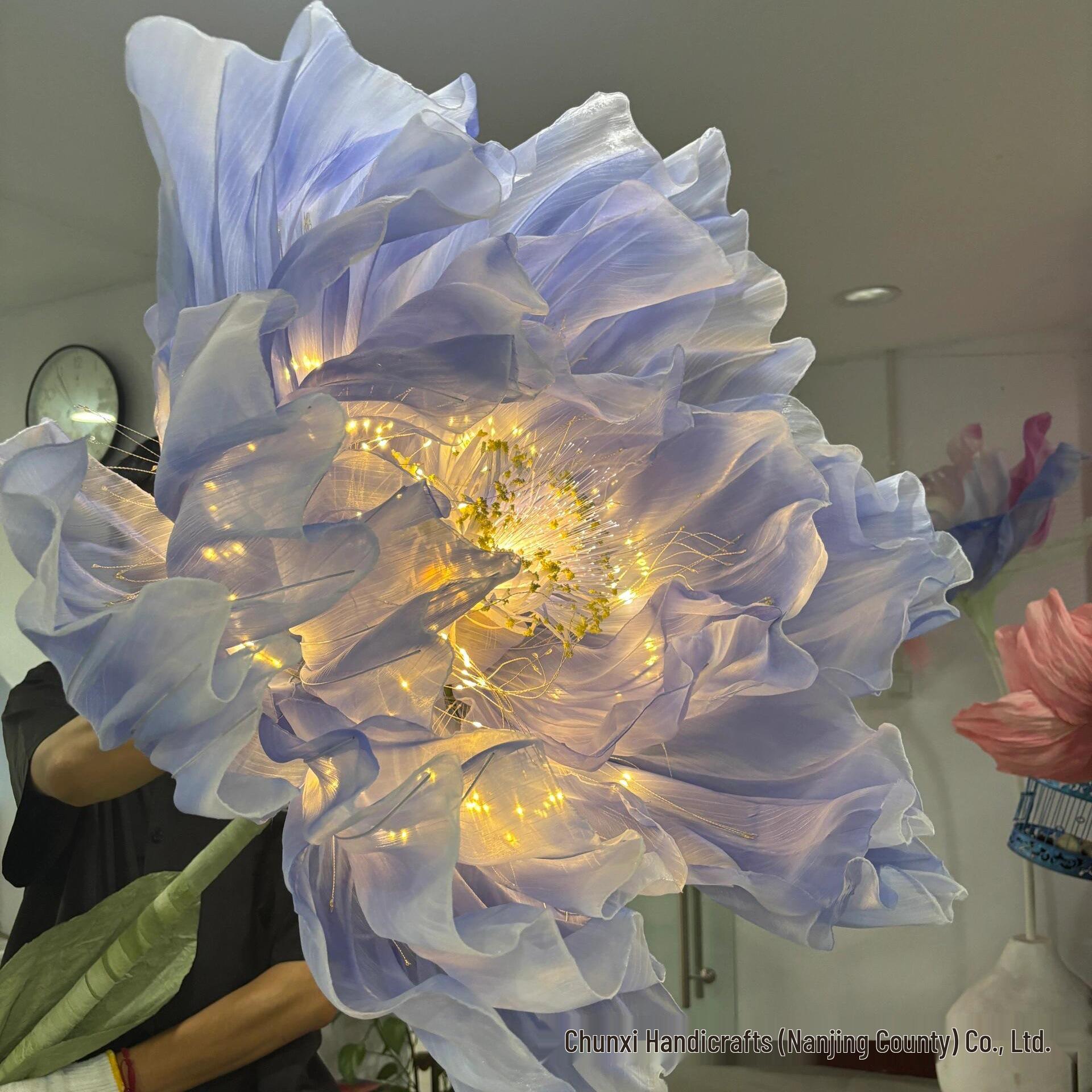 

Electric Star Moving Flower with Remote-Controlled Simulation and Automatic Induction