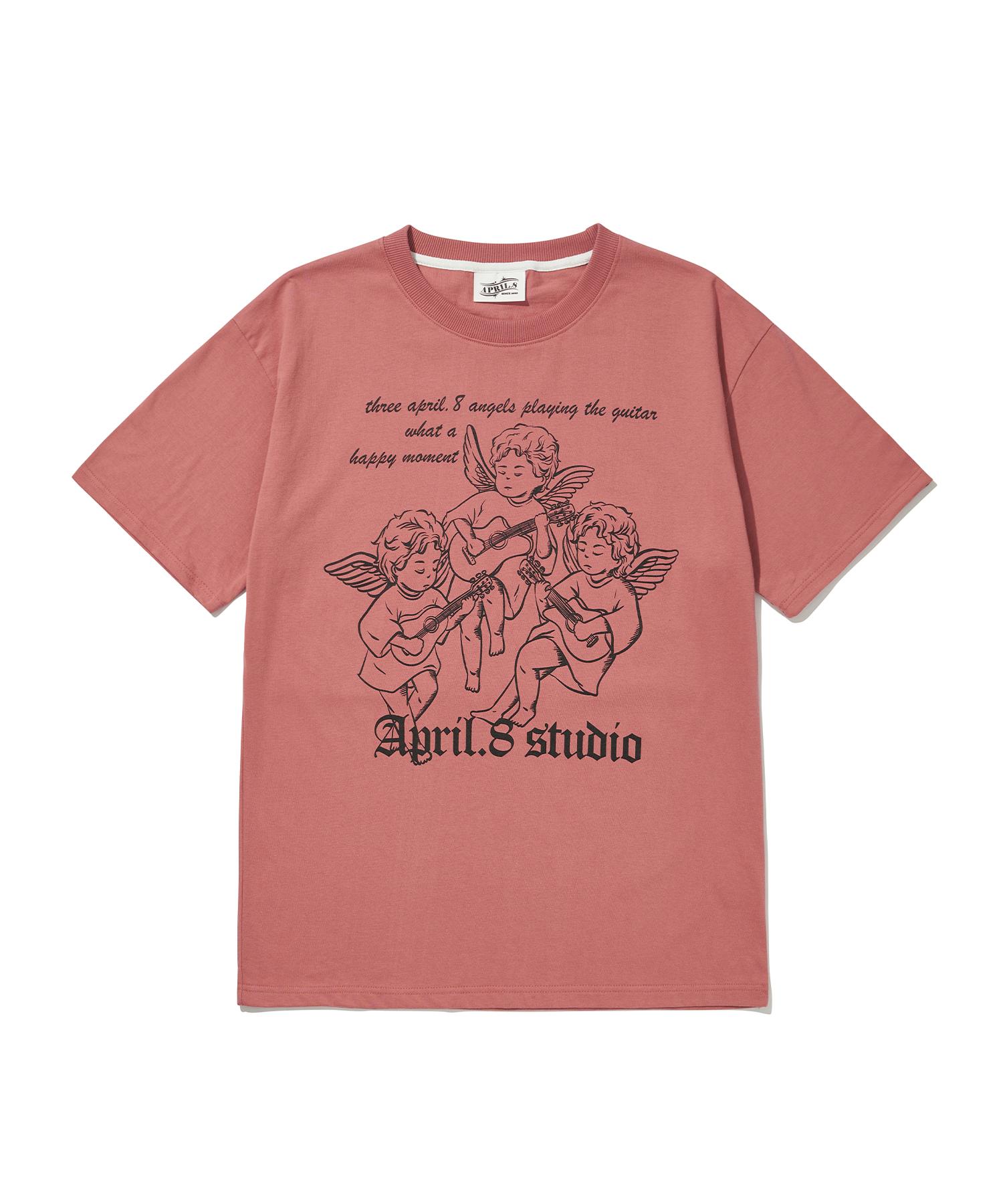Enosi April.8 Angel T-Shirt [2Color] Dust Pink/M