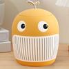 Little Whale Trash Can Mini Cute Light Luxury Garbage Bin Portable Multifunctional Trash Can for