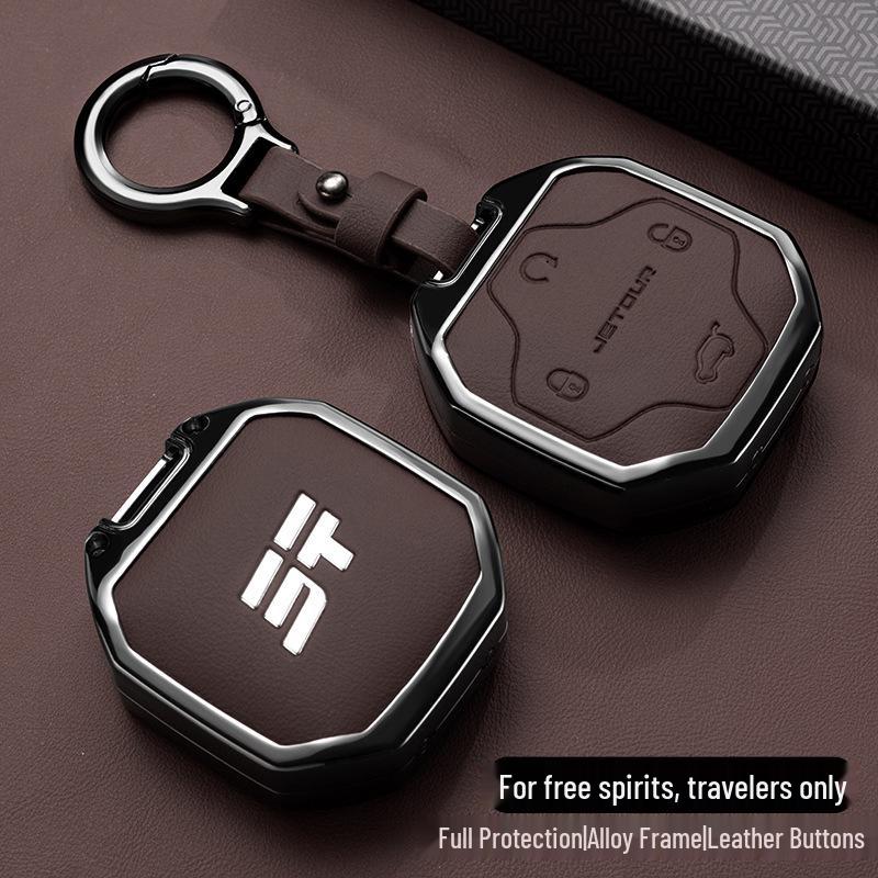 Jetour Traveler & Chery Shan Hai T2 Key Shell: 25 Compatible Models, Full Metal Coverage & Buckle.