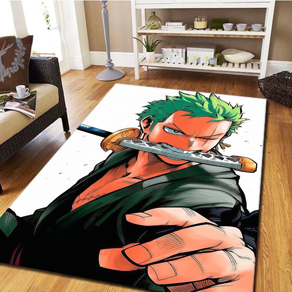 Roronoa Zoro Digital Print Carpet, Living Room Floor Mat, Bedroom Decorative Rug, Play Mat -HYQ75