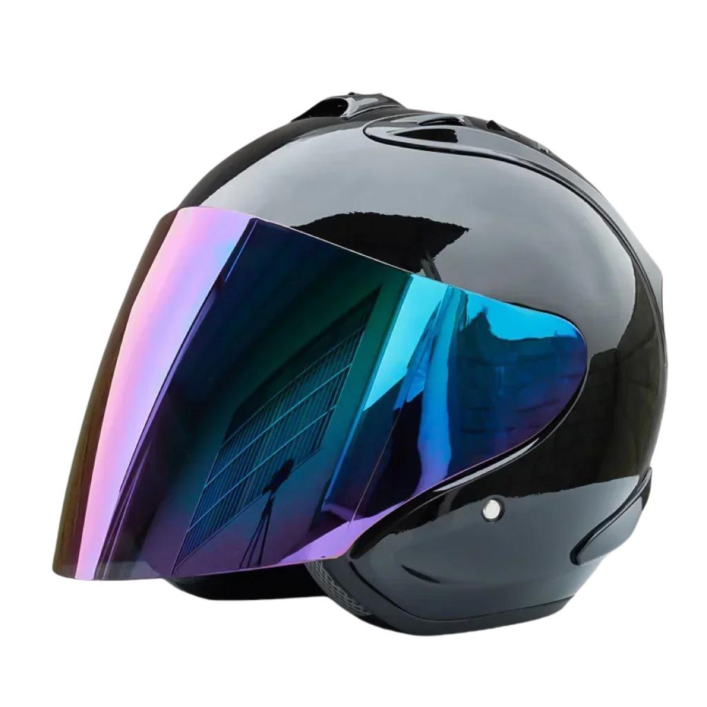 SZ Ram 3/4 Open Face Helmet Approved Racing Safety Hat Summer Season Safety Single Len Motorcycle Helmet Women Men ECE Capacete