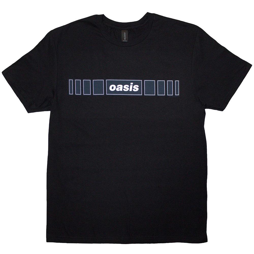 Oasis Unisex Adult Horizontal Bars Logo T-Shirt