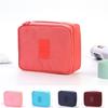 Travel Cosmetic Bag Tear-resistant Multi-Compartment Makeup Organizer Portable Handheld Pouch for Business Trips