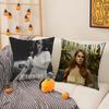 Singer Music Lana Del Rey-R Pillow Case Silky Short Plush With Invisible Zipper Dustproof Sofa Cushion Cover For Home Decor