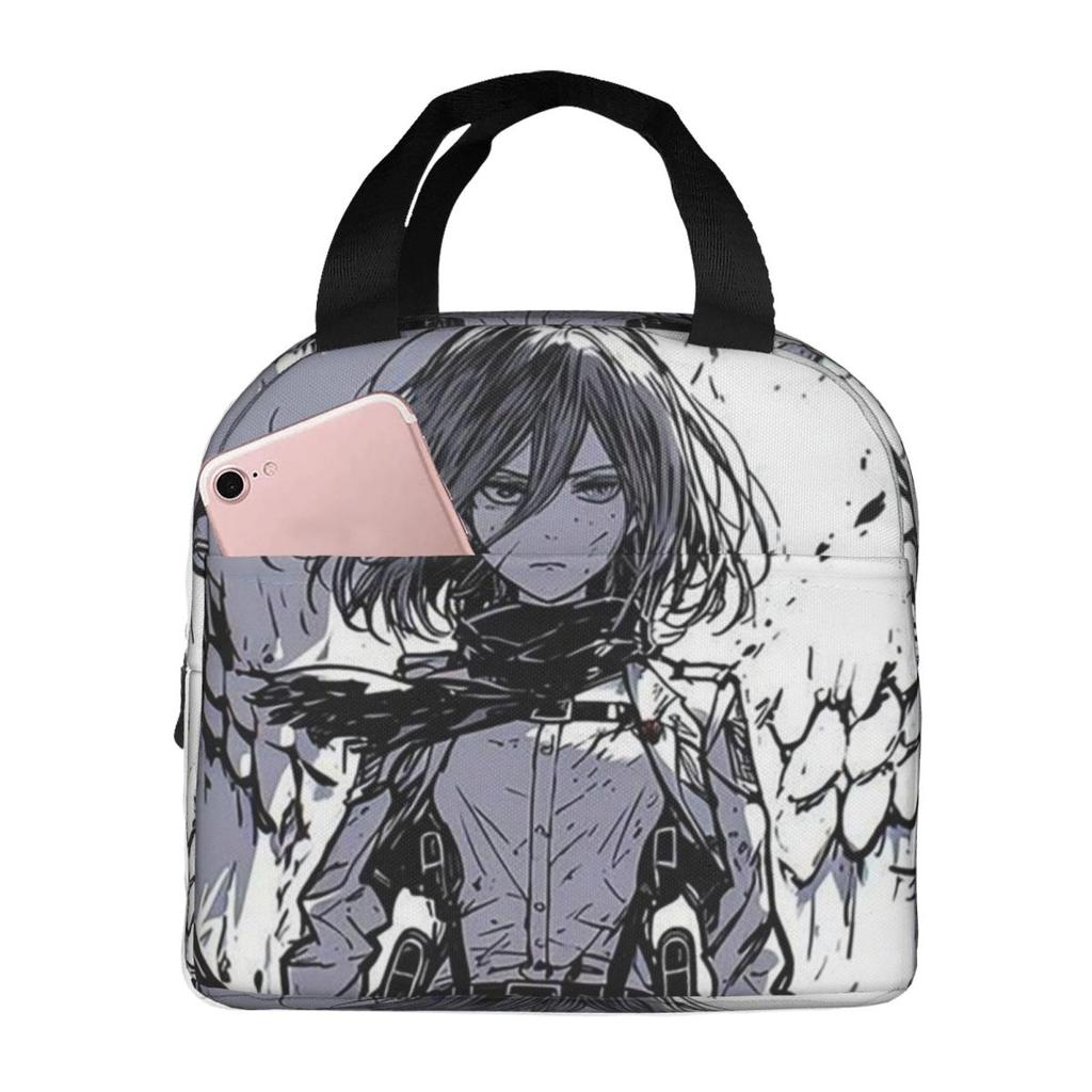 Attack On Titan Anime Insulated Lunch Bag for Kids School Cooler Thermal Food Box Tote Portable Lunch Boxes Container