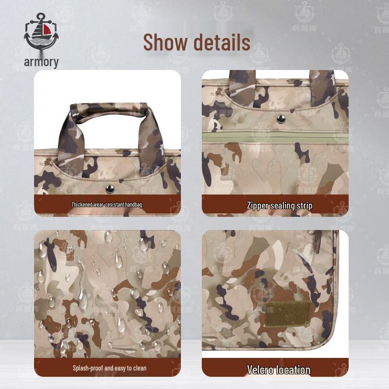 Camouflage Tactical Briefcase & Laptop Bag