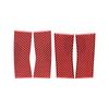 4 Piezas Para Ford Mondeo - Fibra de Carbono Panel de Tapa Decorativa para Tirador Interior de Puerta de Coche Pegatina Decorativa Accesorios Interiores