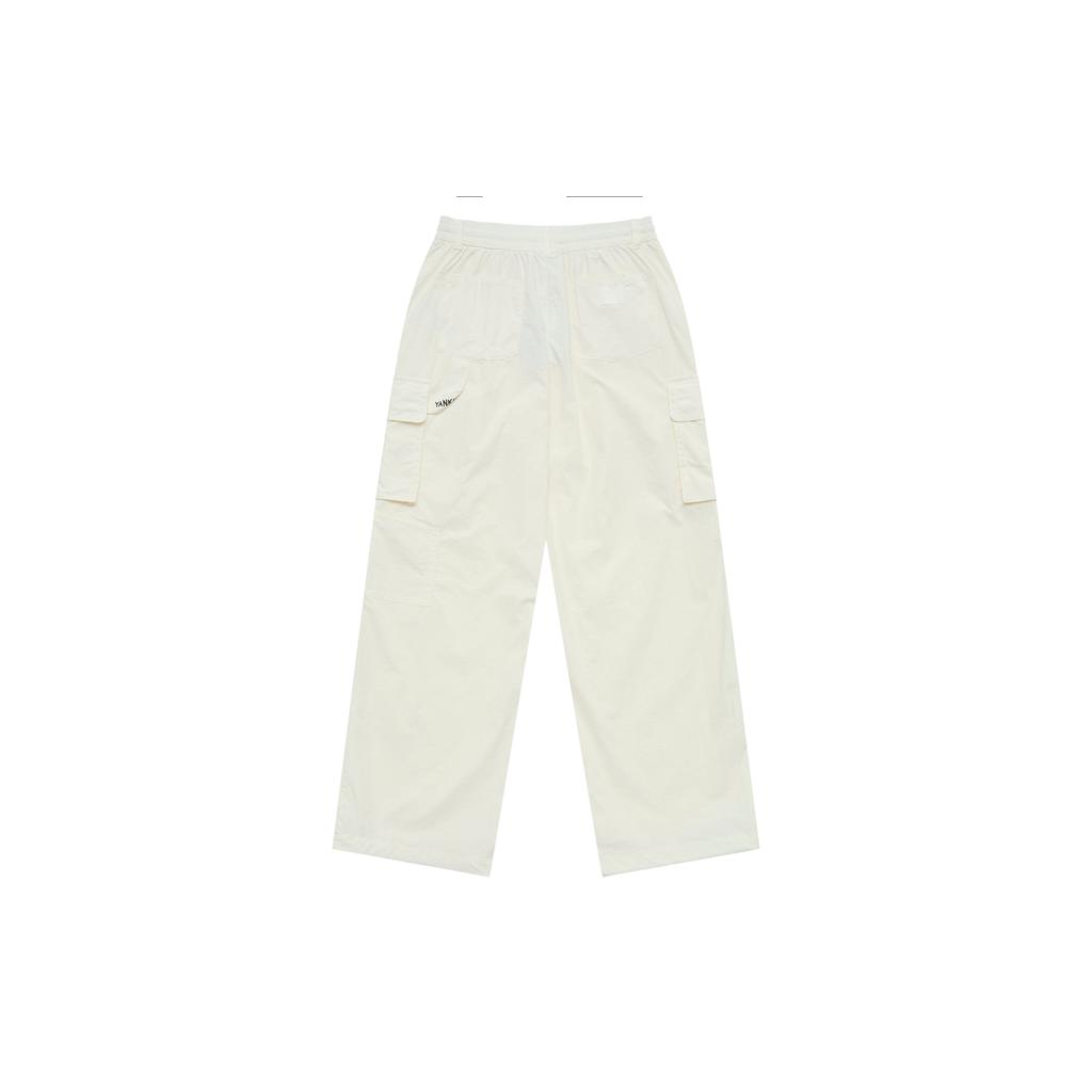 New MLB New York Yankees Basic Collection SS25 Cargo Pants Unisex Ivory White 3AWPB0953-50IVS