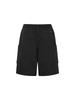 DISCOVERY EXPEDITION Freshvent Women'S Cotton Parachute Bermuda Cargo Shorts (Black)