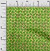 oneOone Georgette Viscose Aqua Blue Fabric Batik Fabric For Sewing Printed Craft Fabric By The Yard 42 Inch