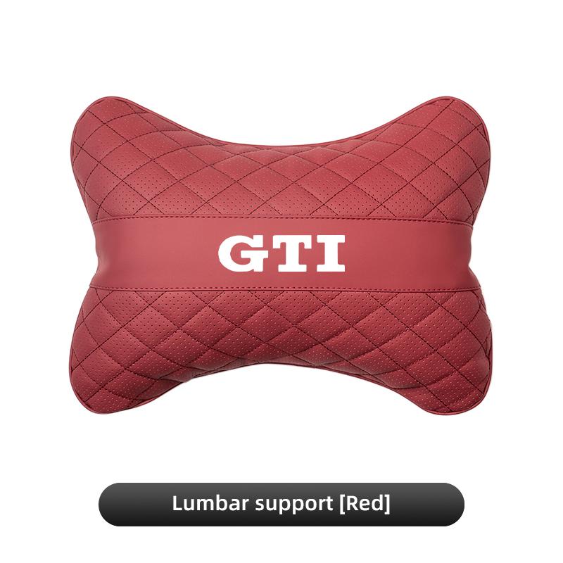 Car Seat Head Support Cushion Lumbar Pillow Interior Accessories / Hub Cap For VW R Golf Touran Octavia Motion GTI Polo Auto MK7