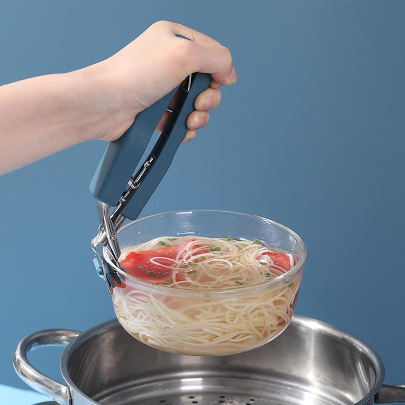 Klip proti opaření Kleště na horké mísy Odolné vůči vysokým teplotám Protiskluzové Odstraňování horkých pánví Nádobí Kuchyňské doplňky