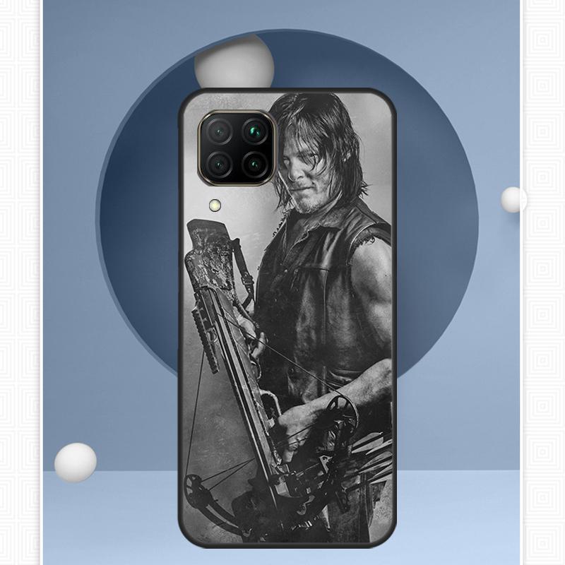Daryl Walking Dead For Huawei Nova 12s 12i 11i 8i Y91 Y60 Y70 Y72 Y90 Y61 9 10 SE P20 P40 Lite P30 P60 Pro Case