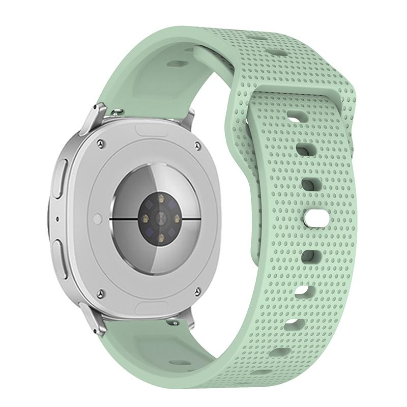 

KALEBOL Silicone Strap For Samsung Galaxy Watch8 Classic 46mm/Watch8 44mm/40mm Polka Dot Pin Buckle Watch Band L