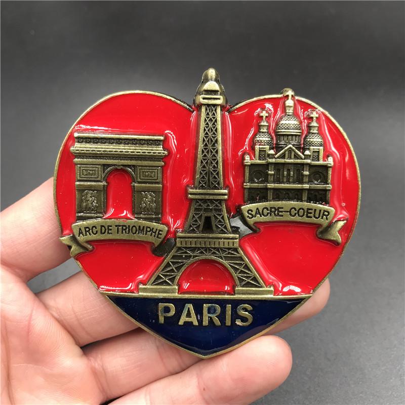 3D Metal Fridge Magnet: USA, England, Italy, Madrid, Dubai, Belgium, India, Israel - High-End Commemorative Collection